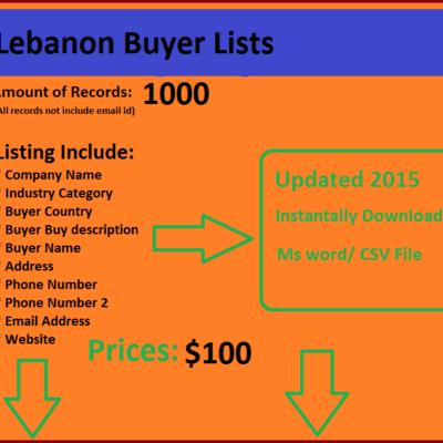 Lebanon Buyers List