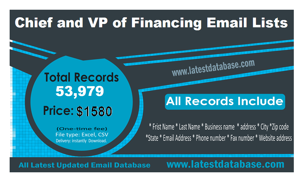 VP of Financing Email Lists