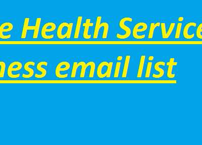 Home Health Service business email list