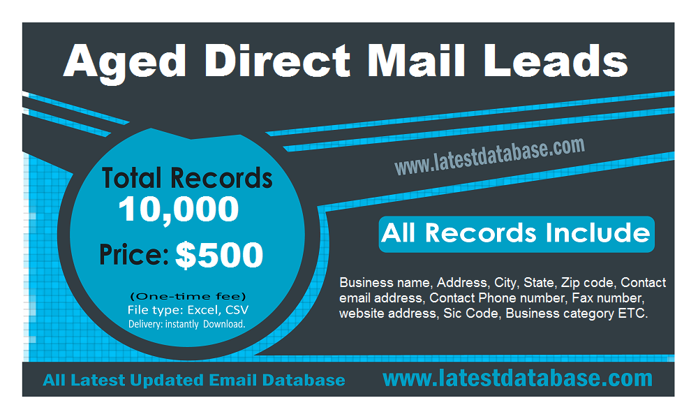 Aged Direct Mail Leads