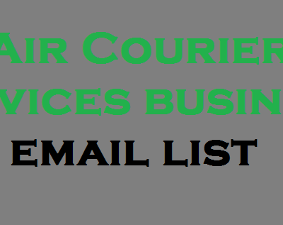 Lista de e-mail comercial da Air Courier Services
