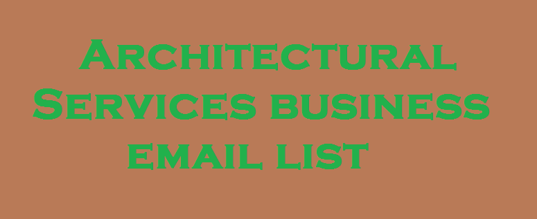 Firemný e-mailový zoznam služieb architektúry