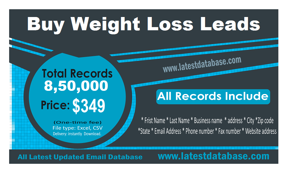 weight loss email list