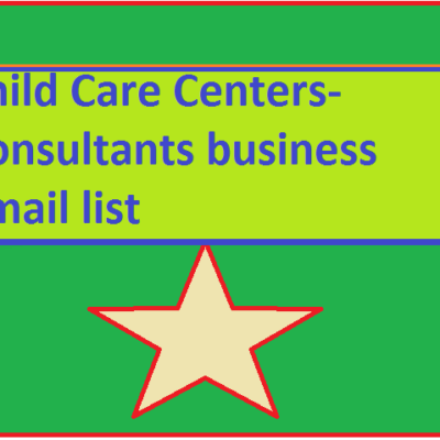 Центрове за грижи за деца-консултанти за бизнес имейл списък