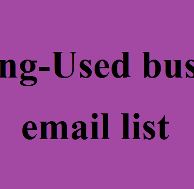 Lista e postave elektronike të biznesit të përdorura nga veshjet