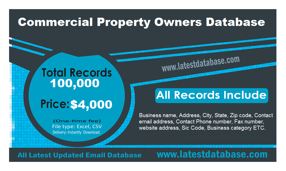 Commercial Property Owners Database