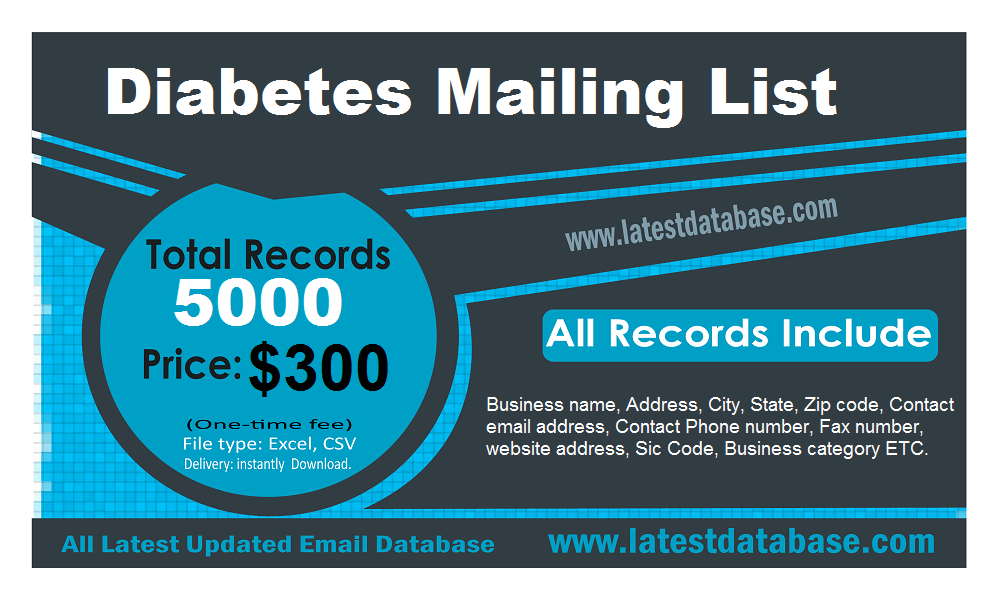 Listahan ng Pag-Mail sa Diabetes