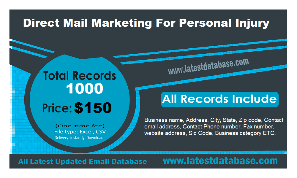 Direct Mail Marketing For Personal Injury