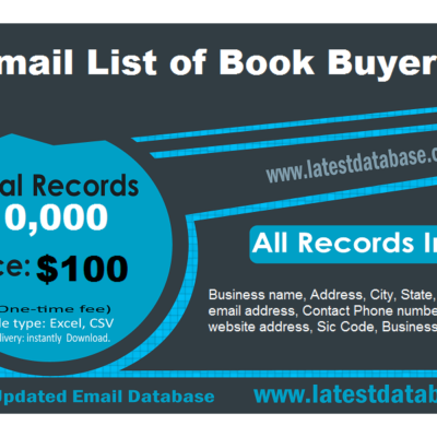 Email List of Book Buyers