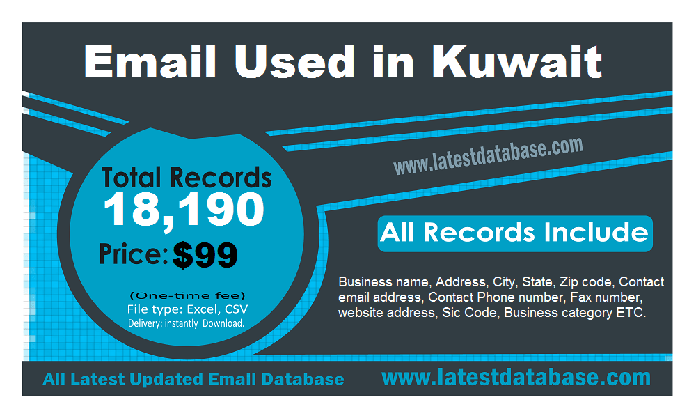 Email Used in Kuwait