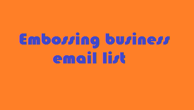 Cantumkan daftar email bisnis