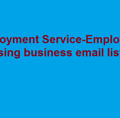Lista de correo electrónico de empresas de servicios de empleo y arrendamiento de empleados