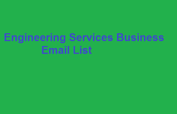 Engineering Services -yritysten sähköpostiluettelo