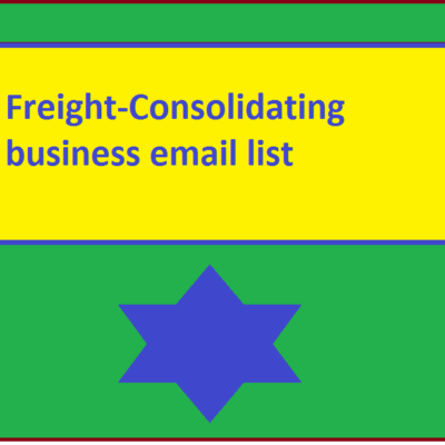 Freight-Consolidating business email list
