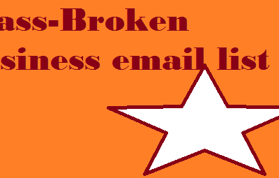 Üvegtört üzleti e-mail lista