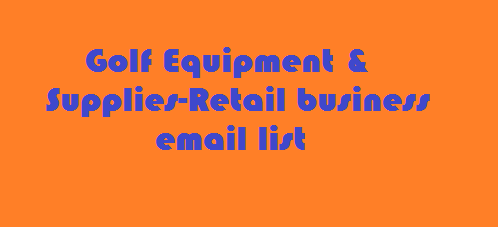 Golf Equipment & Supplies-Retail business