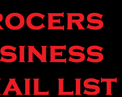 Grocers business email list