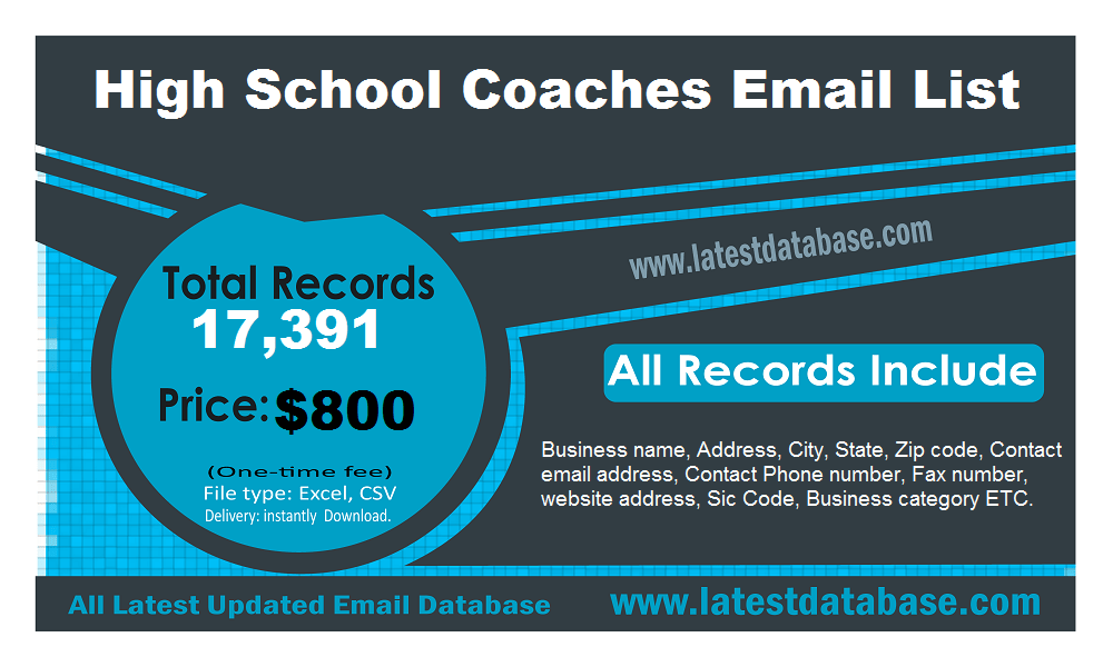 High School Coaches e-maillijst