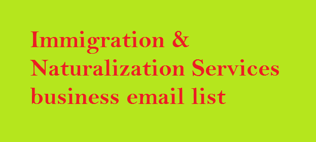 Lista de e-mail comercial dos Serviços de Imigração e Naturalização