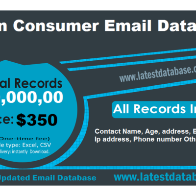 Italian Consumer Email Database
