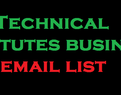 Junior Colleges & Technical Institutes business email list