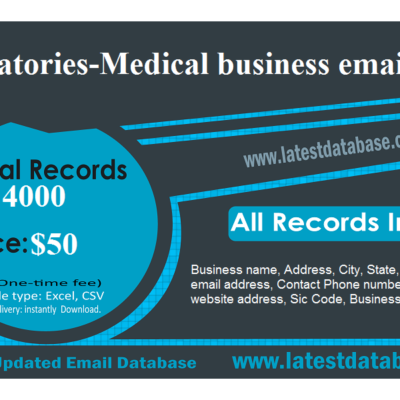 Seznam e-mailů Laboratories-Medical business
