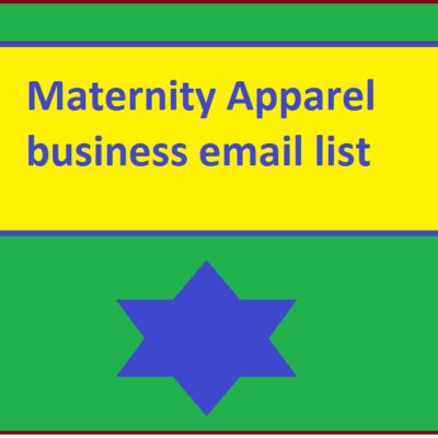 Maternity Apparel business email list