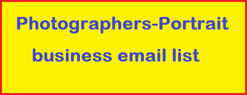 Photographers-Portrait business email list