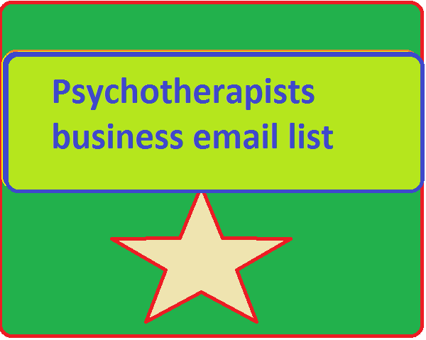 Liste de courrier électronique d'affaires de psychothérapeutes