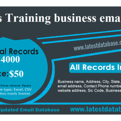 Sales Training business email list