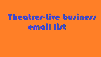 Theaters-Live zakelijke e-maillijst