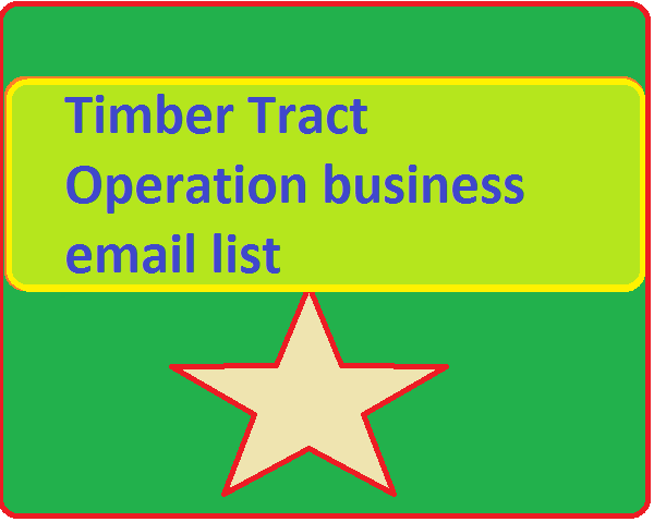 Poslovni popis e-pošte za Timber Tract Operation