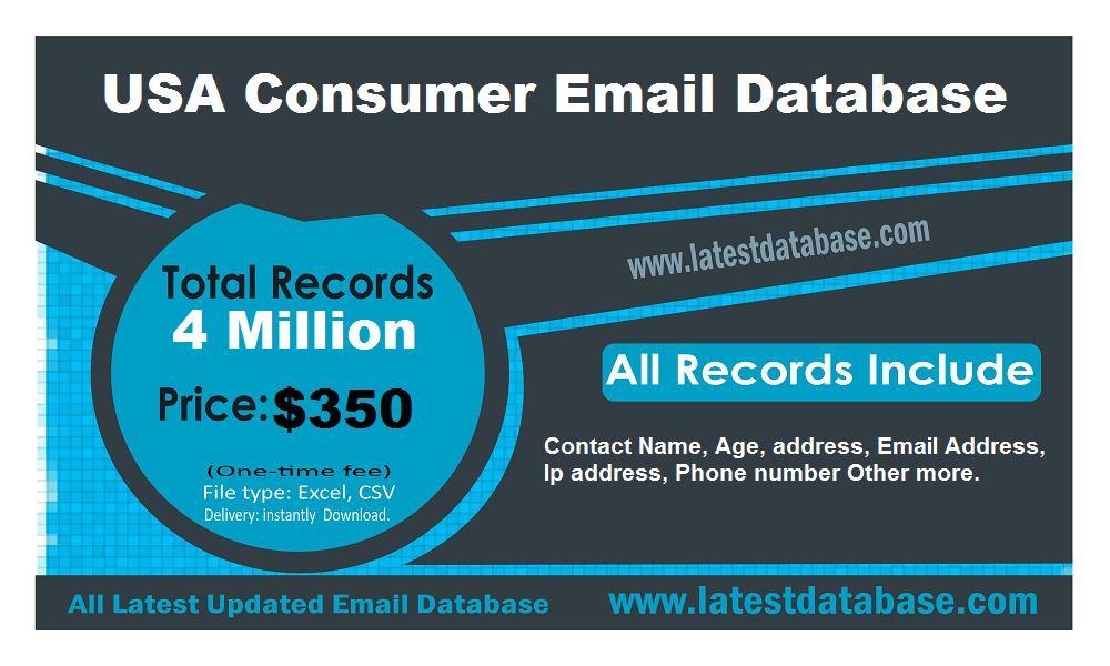 USA Consumer Email Database