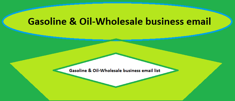 Liste de courrier électronique des entreprises de vente en gros d'essence et d'huile