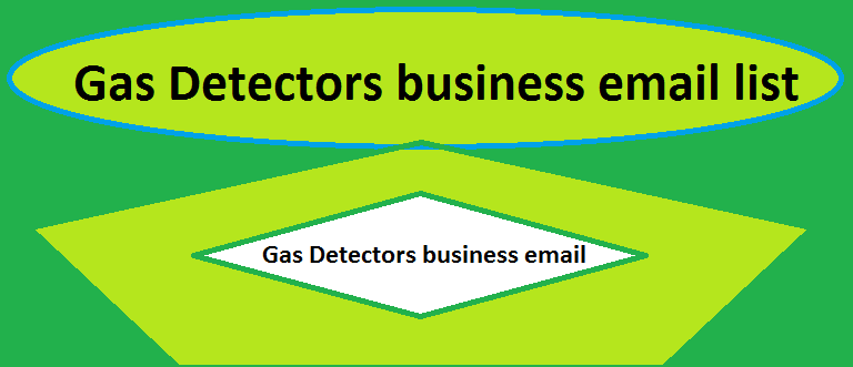 气体探测器企业电子邮件列表