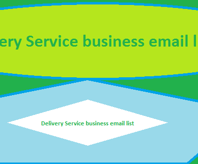 Delivery Service business email list