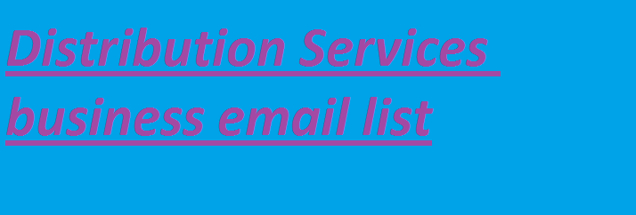 Lista de e-mail comercial dos Serviços de Distribuição