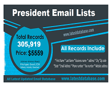Daftar email Presiden Bisnis