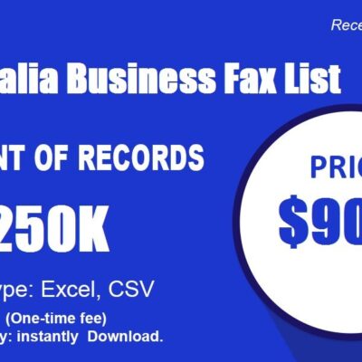 Australien Business Fax List