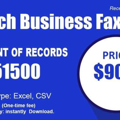 Αγοράστε λίστες γαλλικών Business Fax