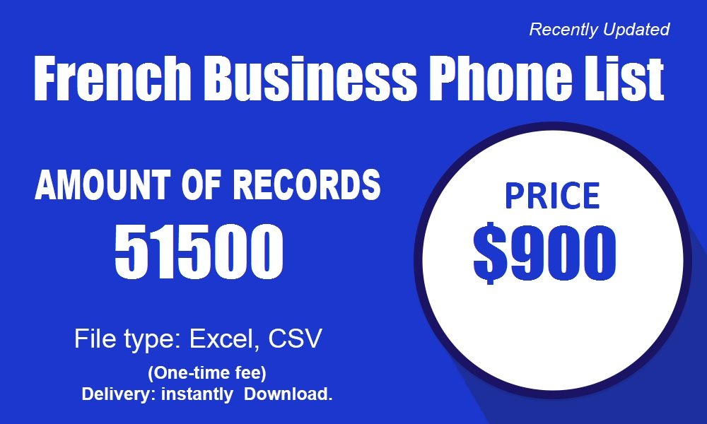 French Business Phone List