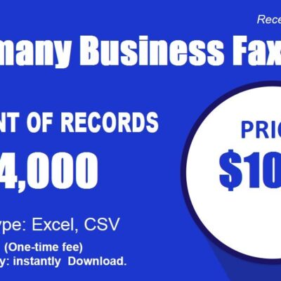Tyskland Business Fax List