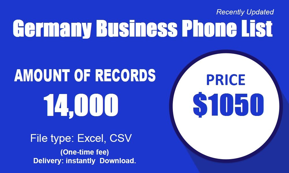 Germany Business Phone List