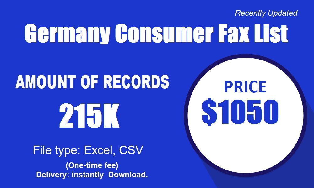 Liste de fax pour le consommateur en Allemagne