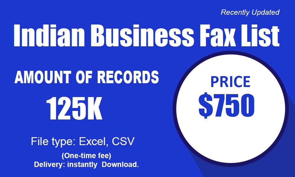 Indian Business Fax listing