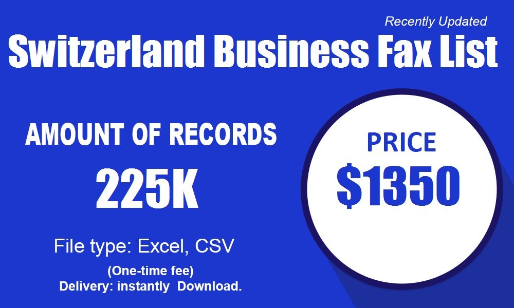Sveits Business Fax Numbers