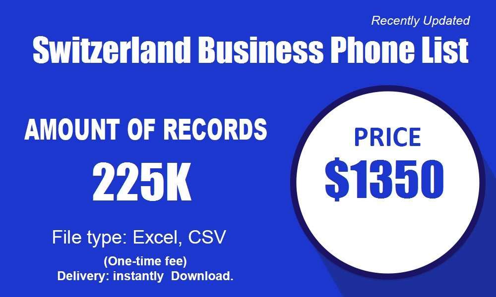 Switzerland Business Phone List