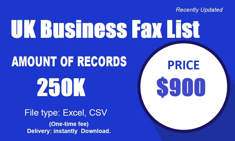UK Business Fax List