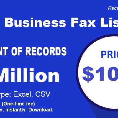 USA-Geschäftsfax-Liste