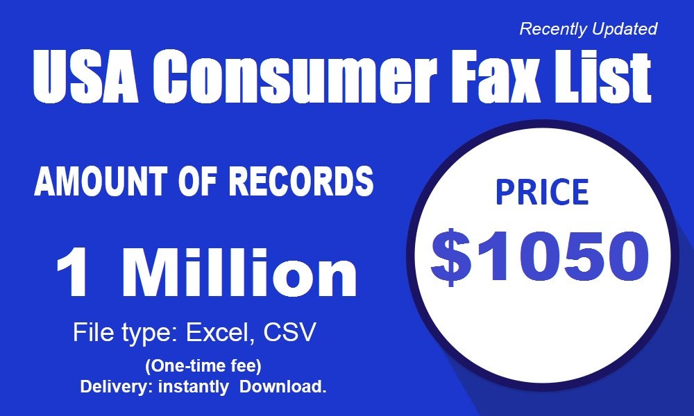 USA Consumer Fax List